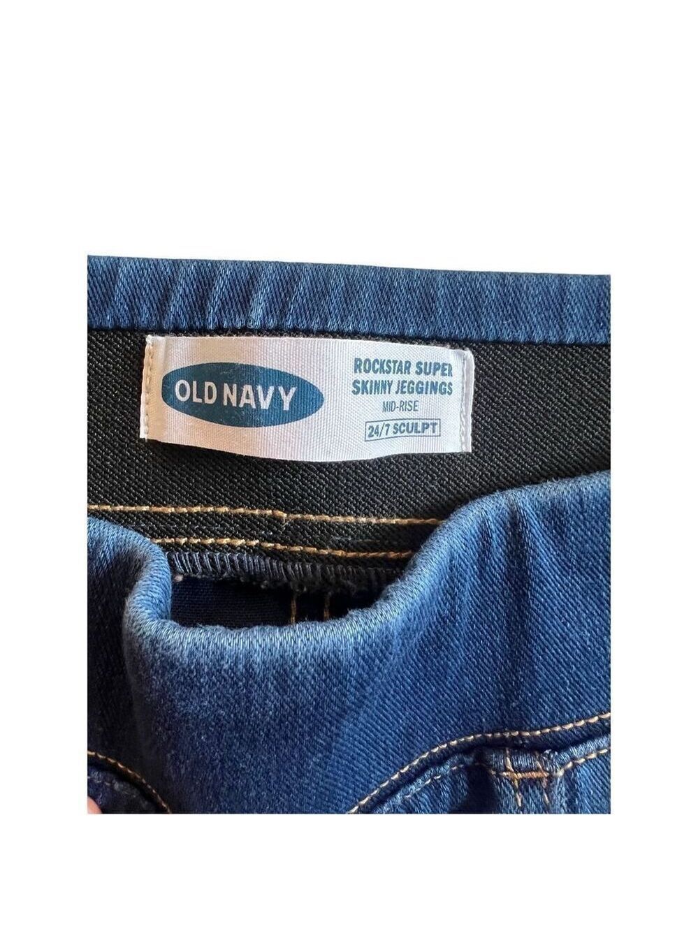 Old Navy Rockstar Jeggings Jeans size 24/7 - Picture 3 of 5